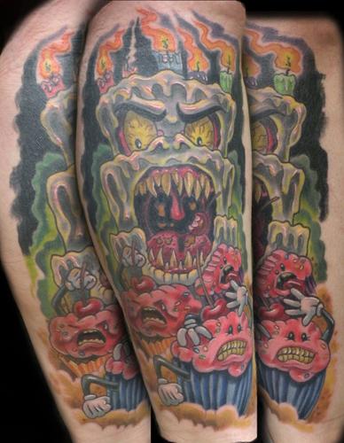 Tattoos - demon cake  - 61888